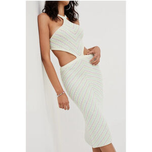 NWT For Love & Lemons Bette Knit Dress‎ Medium